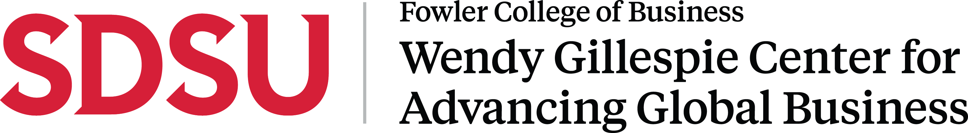 SDSU Fowler College of Business Wendy Gillespie Center for Advancing Global Business 